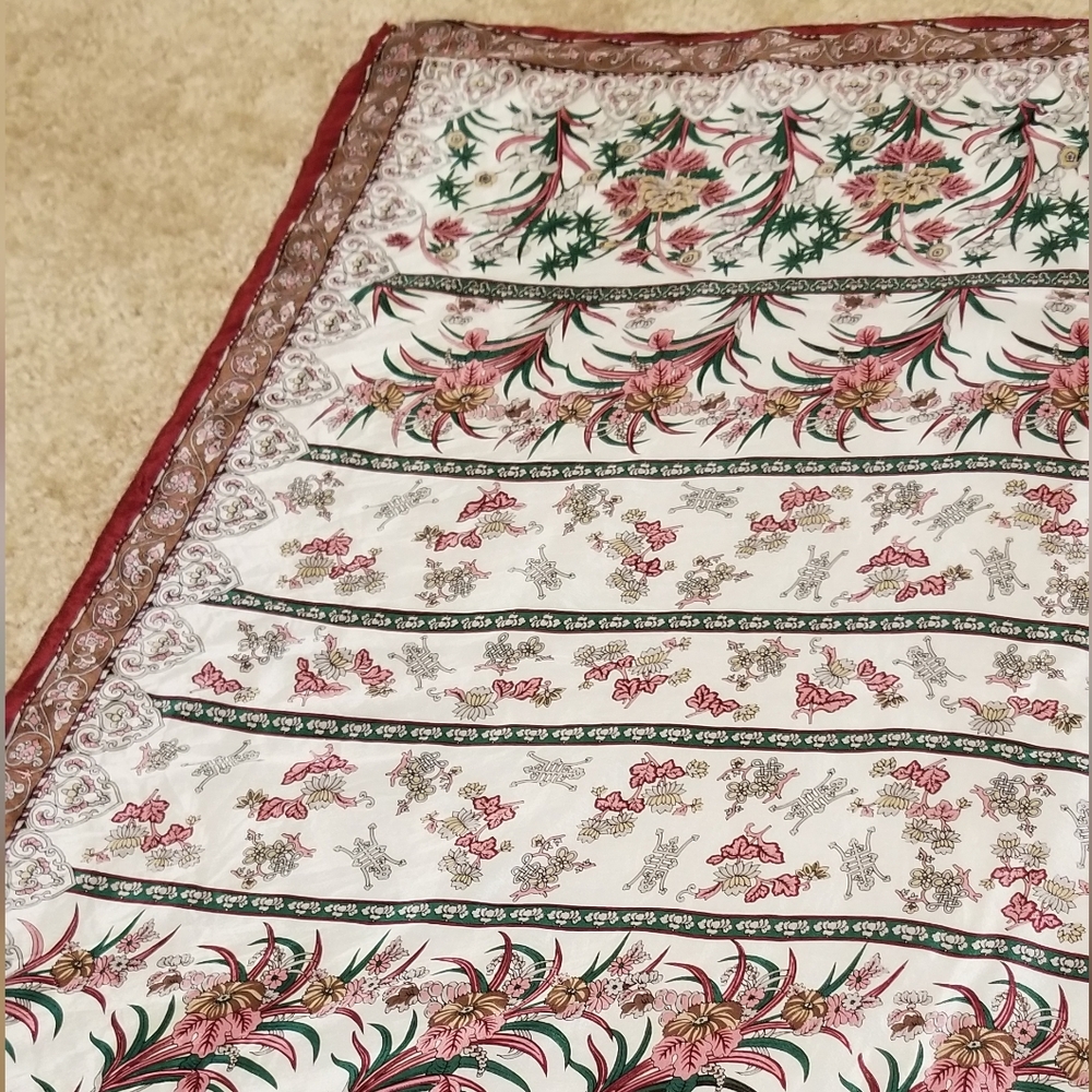 Oscar de la Renta silk scarf